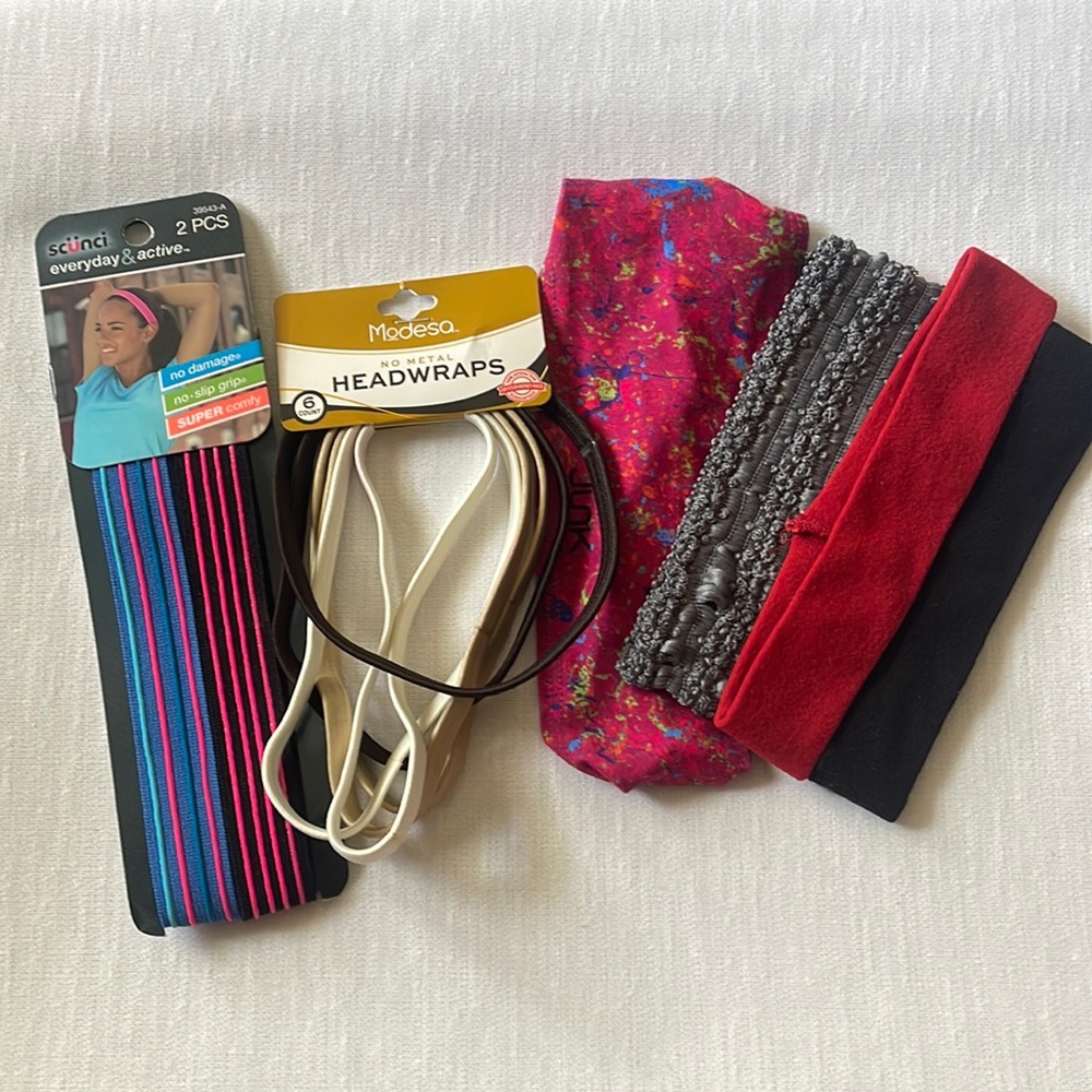 Mixed lot - 12 headbands/headwraps